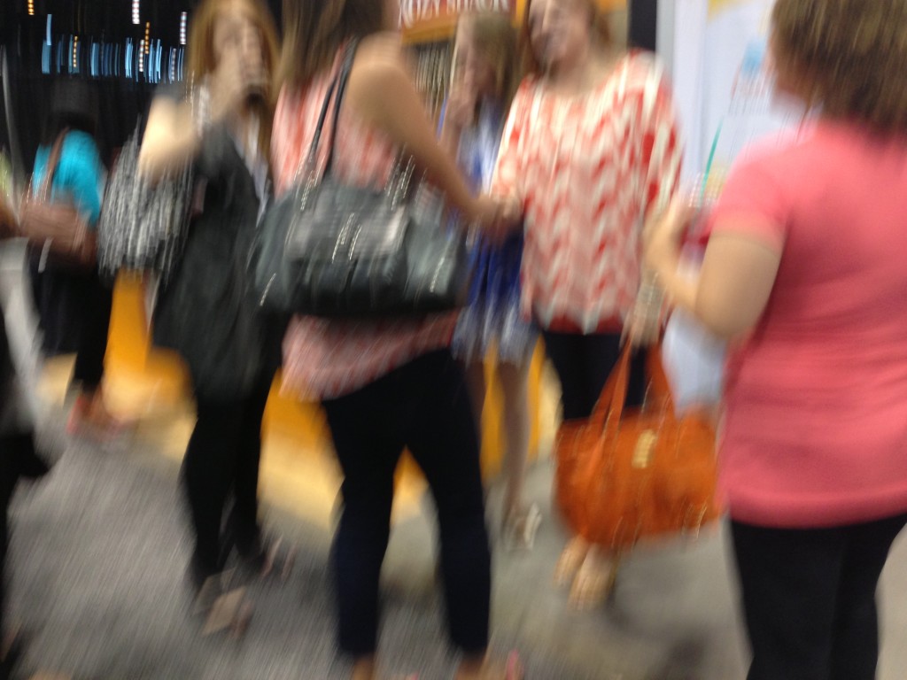 You are wondering- why is she including this terrible/blurry picture- it's REE DRUMMOND. I went through several agonizing seconds of "do I want to be THAT person who takes a photo of a celebrity? I really want to meet her but they said to wait until tomorrow but if I just get this stalker picture... oh NO DON'T BET THAT PERSON HEIDI!" and I put my phone down only to discover that I had, in fact, snapped a photo of Ree Drummond. 