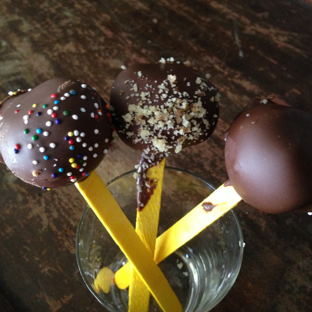 banana bread cake pops